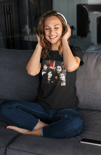 Bluzka damska z naszywką Queen Zespół