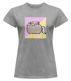 Bluzka damska z naszywką Cat Unicorne 01