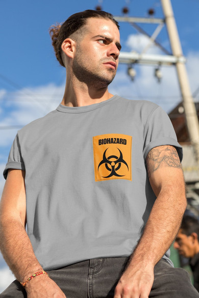 Koszulka z kieszonką Biohazard