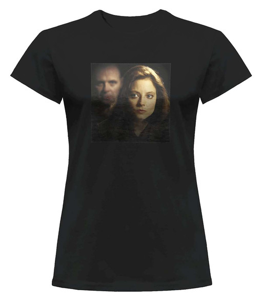 Bluzka damska z naszywką Milczenie owiec 01