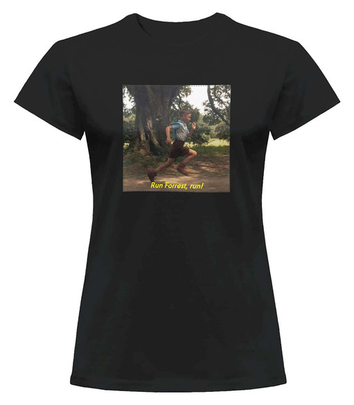Bluzka damska z naszywką Forrest Gump RUN