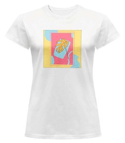 Bluzka damska z naszywką Monstera