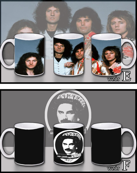 QUEEN Zestaw poduszka kubek WZORY+GRATIS