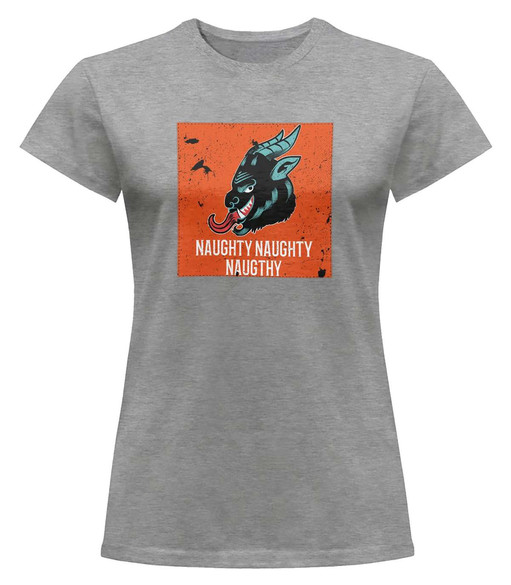 Bluzka damska z naszywką Naughty