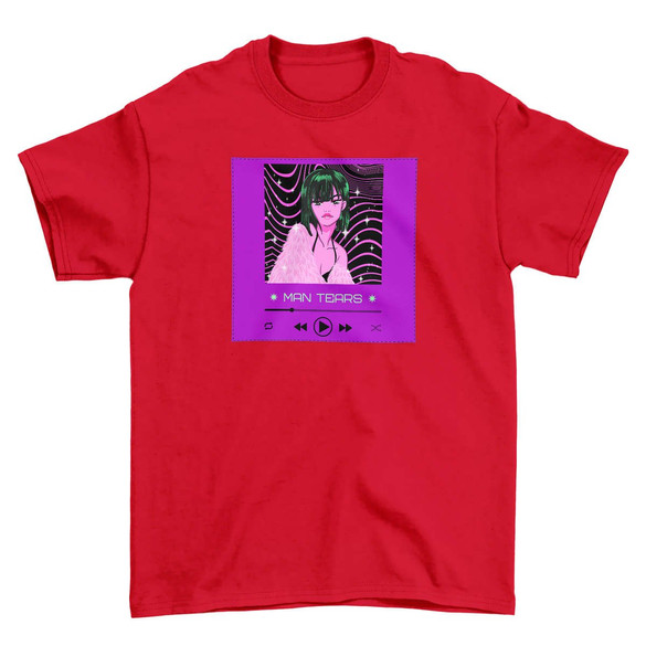 Koszulka z naszywką  Man tears