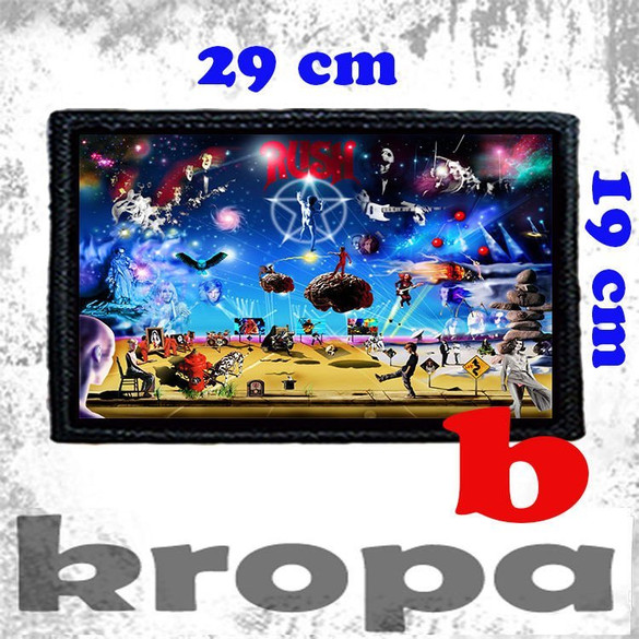 Naszywka duża na ubranie RUSH