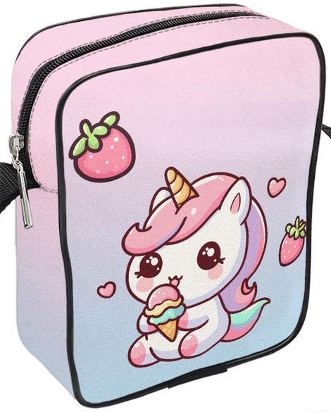 Listonoszka Jednorożec Kawaii z lodem – dodaj imię