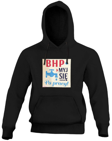 Bluza z naszywką PRL-BHP
