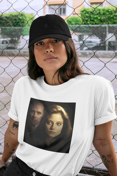 Koszulka z naszywką Milczenie owiec 01