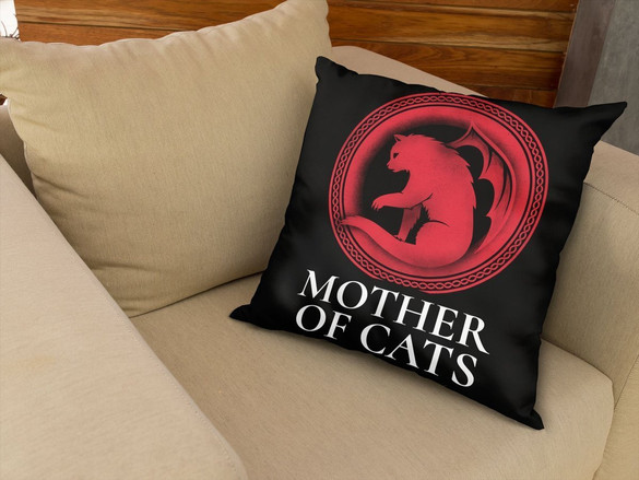Poduszka Mother of cats