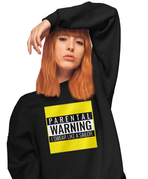 Bluza z naszywką I swear like a sailor