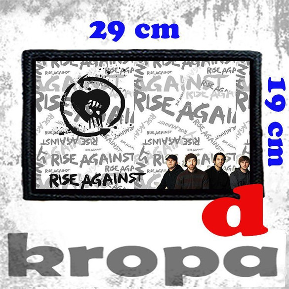 Naszywka duża na ubranie RISE AGAINST