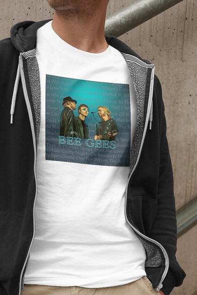 Koszulka z naszywką  Bee Gees  01