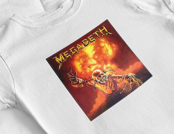 Bluzka damska z naszywką Megadeth 