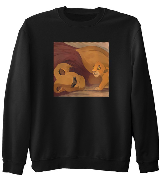 Bluza z naszywką Mufasa dies