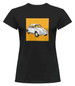 Bluzka damska z naszywką Volkswagen Beetle