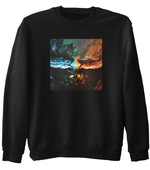 Bluza z naszywką Game of Thrones dragon