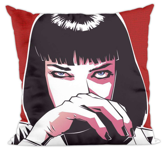 Poduszka Uma Thurman Ilustracja
