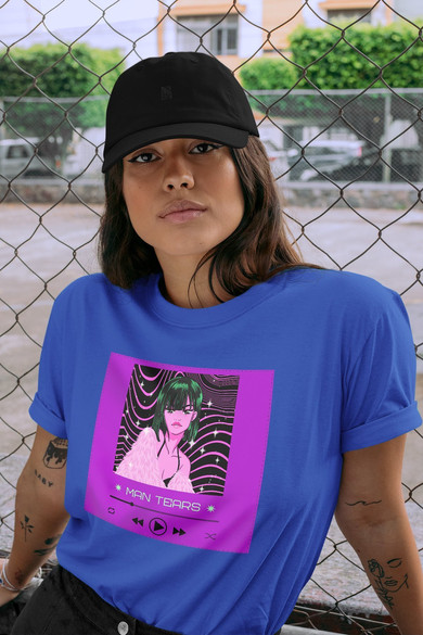Koszulka z naszywką  Man tears