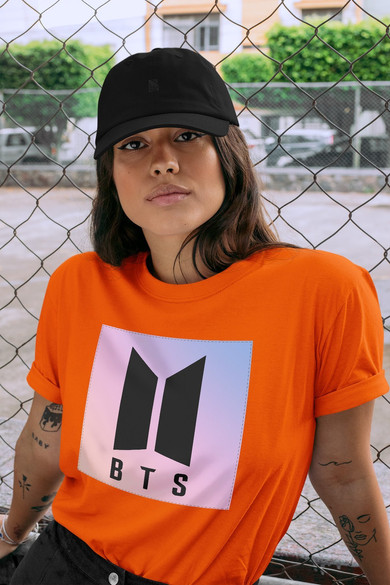 Koszulka z naszywką BTS LOGO 02