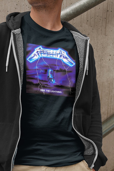 Koszulka z naszywką Metallica Ride the