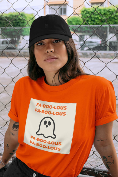 Koszulka z naszywką FA-BOO-LOUS