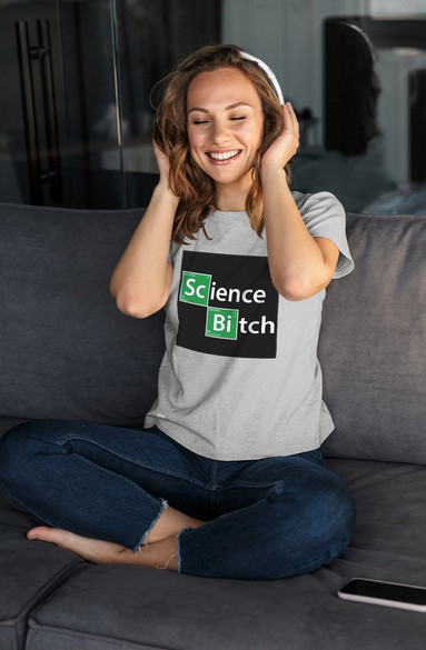 Bluzka damska z naszywką Breaking Bad science b.