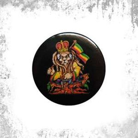 Przypinka LION  RASTA 03