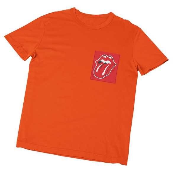 Koszulka z kieszonką THE ROLLING STONES