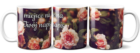 Kubek na Walentynki DODAJ NAPIS!