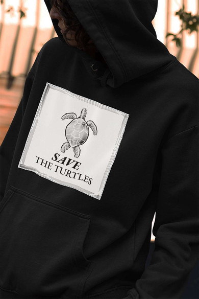 Bluza z naszywką Save The Turtles
