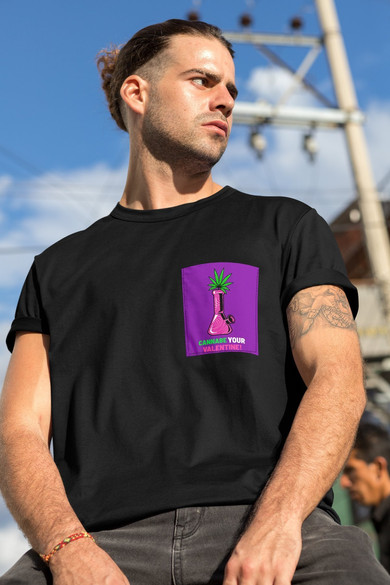 Koszulka z kieszonką CANNABE YOUR VALENTINE