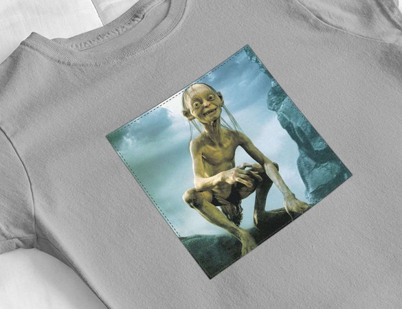 Bluzka damska z naszywką Gollum (Smeagol)