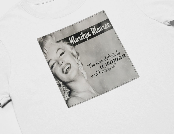 Koszulka z naszywką Marilyn Monroe 02