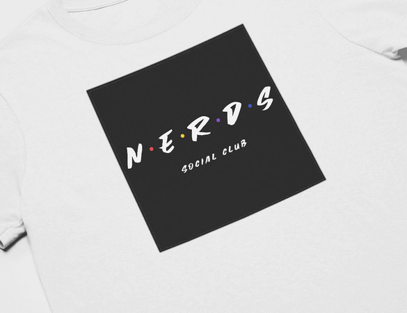 Koszulka z naszywką Friends -NERDS