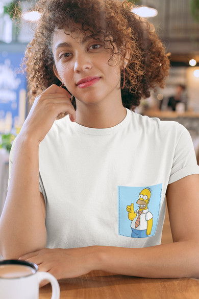 Koszulka z kieszonką HOMER SIMPSON