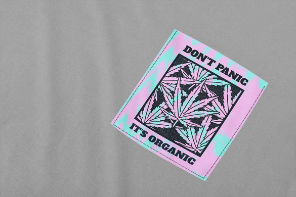 Koszulka z kieszonką DONT PANIC ITS ...