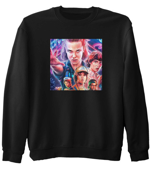 Bluza z naszywką Stranger Things squad 1