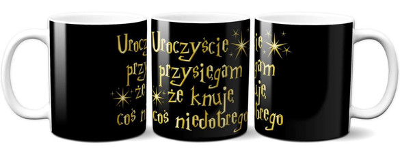 Kubek UROCZYŚCIE PRZYSIĘGAM ŻE .na Prezent +imię