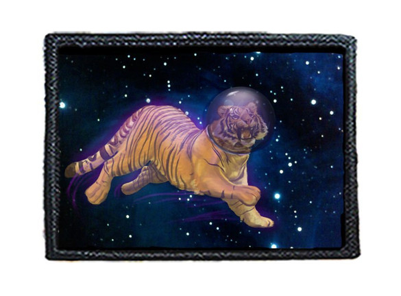 Naszywka TIGER IN THE COSMOS / TYGRYS W KOSMOSIE