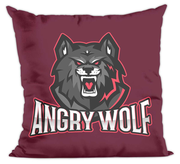 Poduszka Angry Wolf