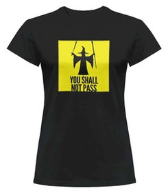 Bluzka damska z naszywką You shall not pass