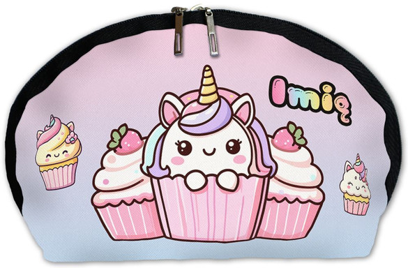 Kosmetyczka Jednorożec Kawaii muffinka – słodki styl, dla dziewczynki