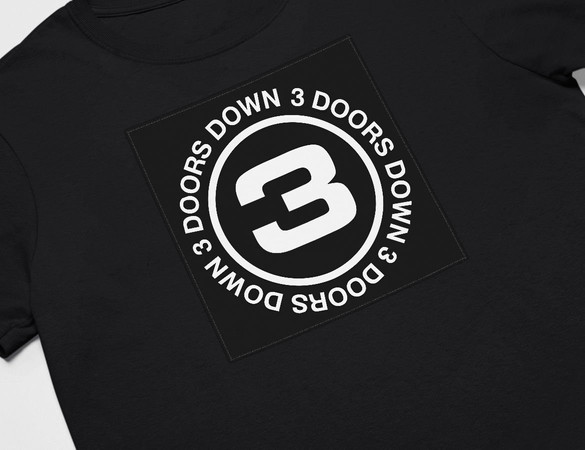 Koszulka z naszywką 3 Doors Down