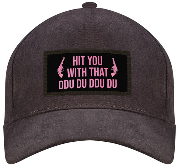 Czapka HIT YOU WITH THAT bejsbolówka z naszywką