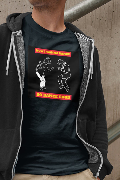 Koszulka z naszywką Now I Wanna Dance...