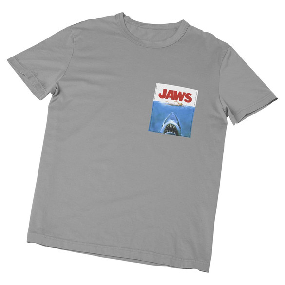 Koszulka z kieszonką JAWS