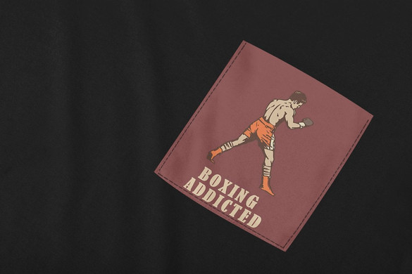 Koszulka z kieszonką BOKSER BOXING ADDICTED