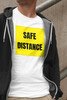 Koszulka z naszywką SAFE ..... Covid-19