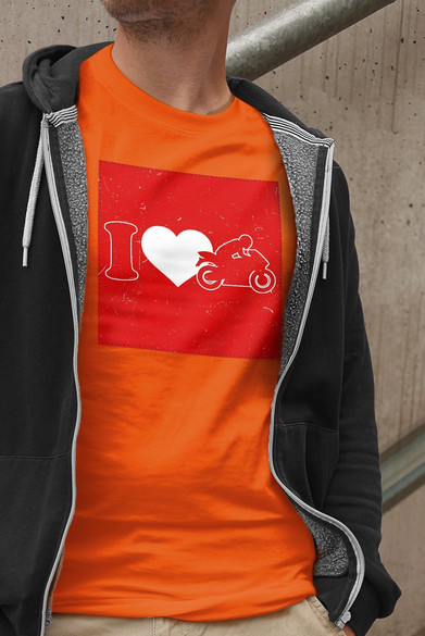 Koszulka z naszywką Lubię zapierd..lać 02